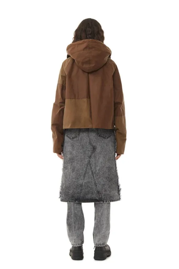 Clothing GANNI Outerwear X Barbour Spey Wax Jacket Teak