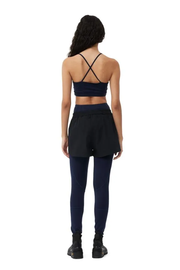 Clothing GANNI Tops Active Strap Top Sky Captain Clothing GANNI Tops Active Strap Top Sky Captain