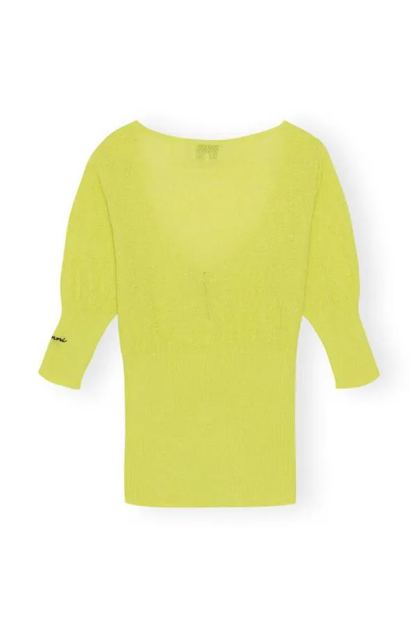 Clothing GANNI Tops Merino Lace Oneck Blouse Tender Shoots Clothing GANNI Tops Merino Lace Oneck Blouse Tender Shoots
