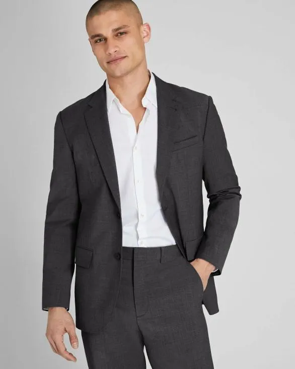 Club Monaco Blazers and Suiting CM Travel Suit Blazer Grey 8211 Men