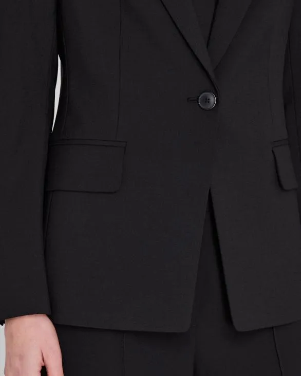 Club Monaco Blazers and Suiting Cutaway Borrem Blazer Black 8211 Women