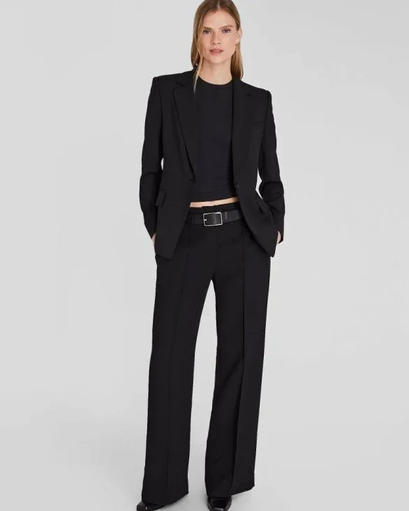 Club Monaco Blazers and Suiting Cutaway Borrem Blazer Black 8211 Women