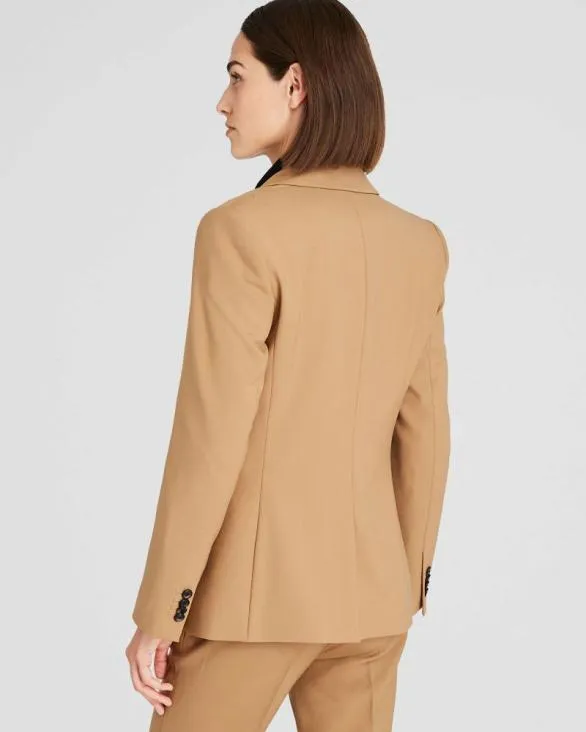 Club Monaco Blazers and Suiting Cutaway Borrem Blazer Warm Camel 8211 Women