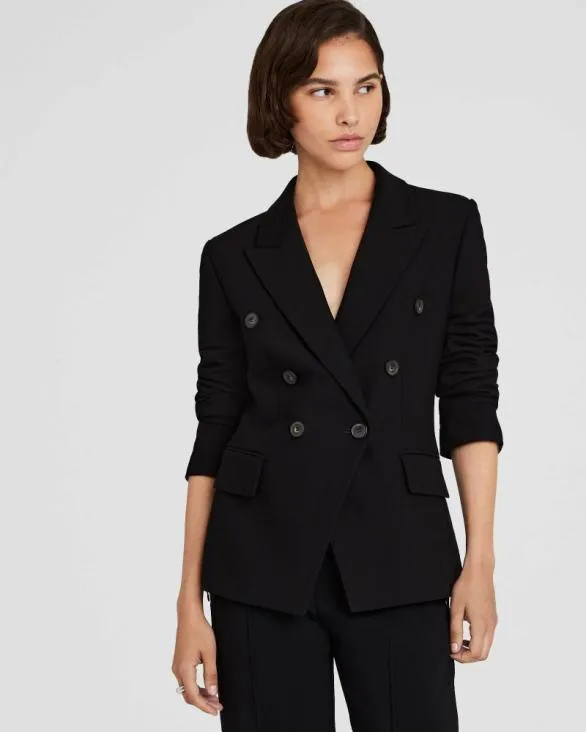 Club Monaco Blazers and Suiting DoubleBreasted Cutaway Blazer Black 8211 Women Club Monaco Blazers and Suiting DoubleBreasted Cutaway Blazer Black 8211 Women