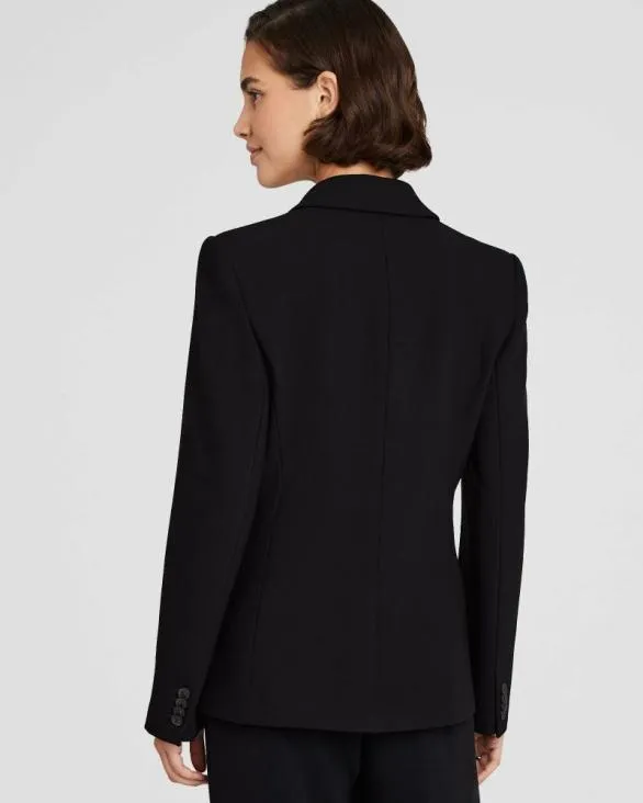 Club Monaco Blazers and Suiting DoubleBreasted Cutaway Blazer Black 8211 Women