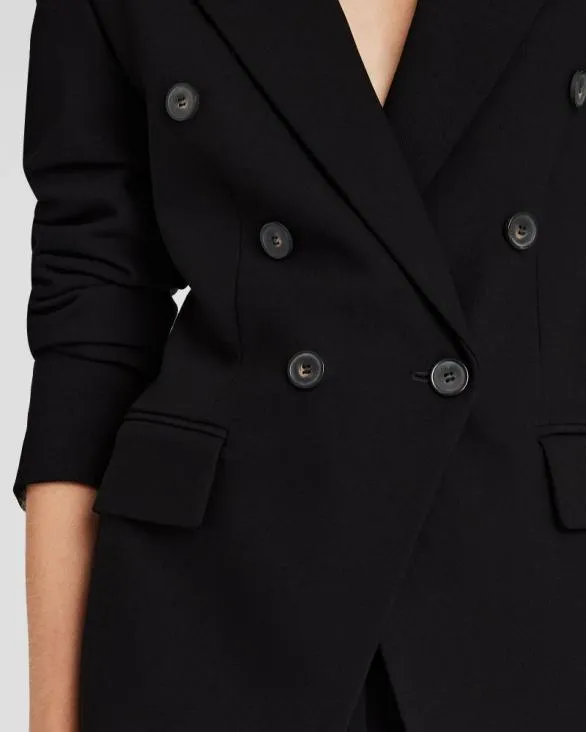 Club Monaco Blazers and Suiting DoubleBreasted Cutaway Blazer Black 8211 Women