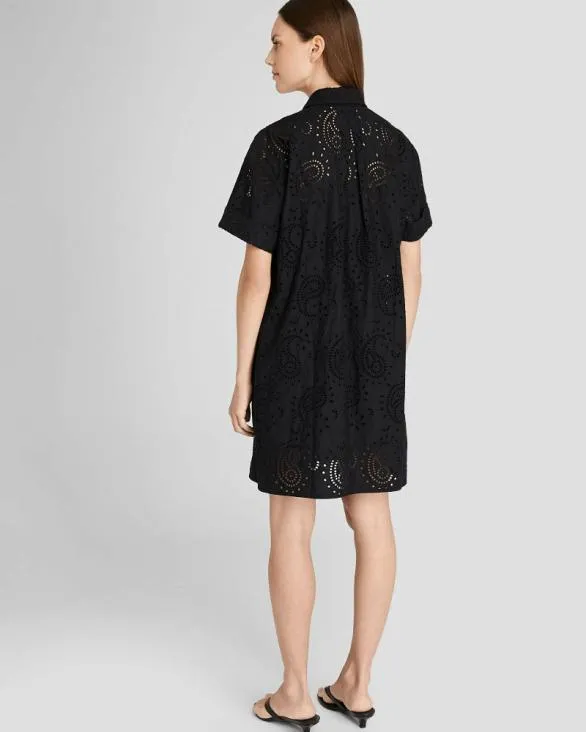 Club Monaco Dresses and Jumpsuits Eyelet Shirt Dress Black 8211 Women