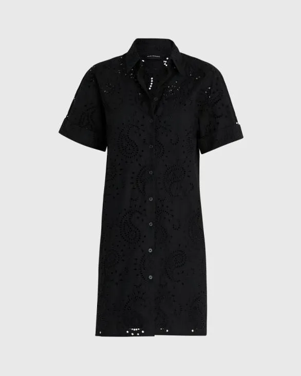 Club Monaco Dresses and Jumpsuits Eyelet Shirt Dress Black 8211 Women