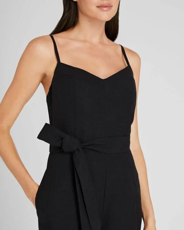 Club Monaco Dresses and Jumpsuits Linen Blend Jumpsuit Black 8211 Women