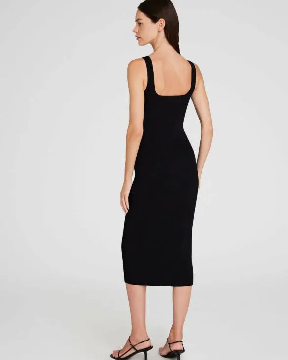 Club Monaco Dresses and Jumpsuits Square Neck Tank Midi Sweater Dress Black 8211 Women
