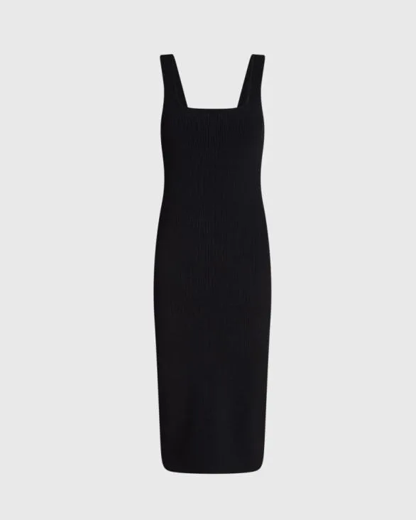 Club Monaco Dresses and Jumpsuits Square Neck Tank Midi Sweater Dress Black 8211 Women