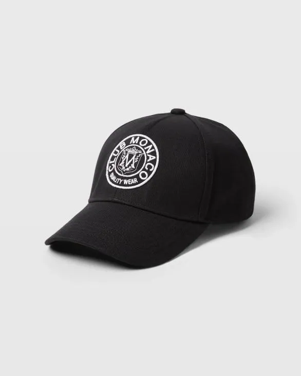 Club Monaco Hats Scarves and Gloves Crest Baseball Cap Black 8211 Men