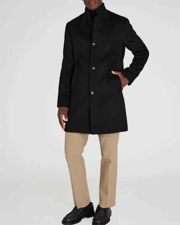 Club Monaco Jackets and Coats Loukas Solid Coat Black 8211 Men