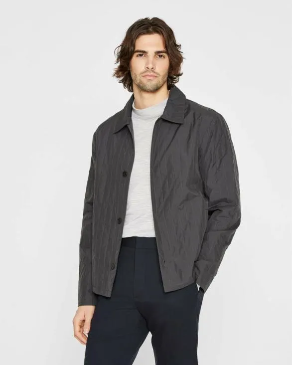 Club Monaco Jackets and Coats Quilted Shirt Jacket Heather Grey 8211 Men