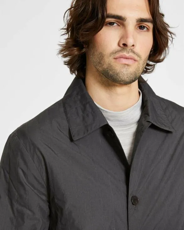 Club Monaco Jackets and Coats Quilted Shirt Jacket Heather Grey 8211 Men