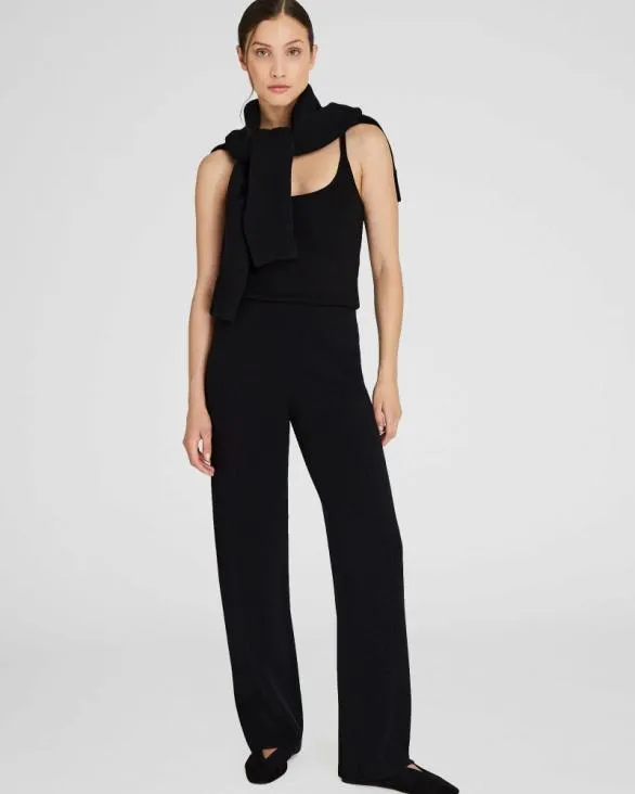 Club Monaco Loungewear Cashmere Blend DoubleFaced Pant Black 8211 Women