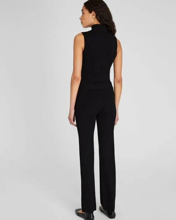 Club Monaco Loungewear Ribbed Sweater Pant Black 8211 Women