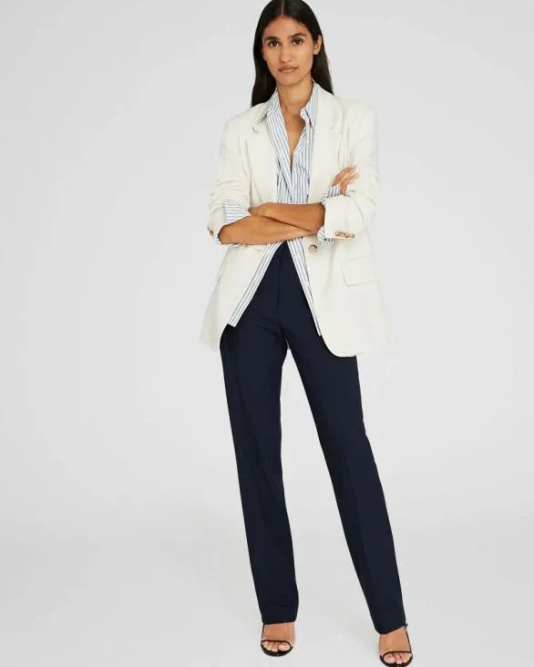 Club Monaco Pants FullLength Borrem Pant Navy 8211 Women
