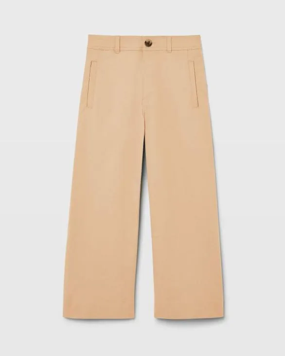 Club Monaco Pants High Rise Cropped Twill Pant Sesame 8211 Women