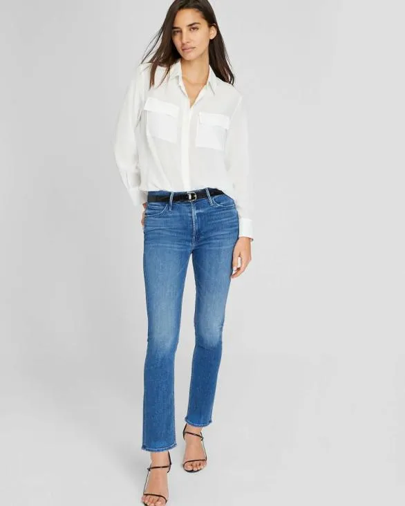 Club Monaco Pants MOTHER Mid Rise Dazzler Ankle Jeans Denim 8211 Women