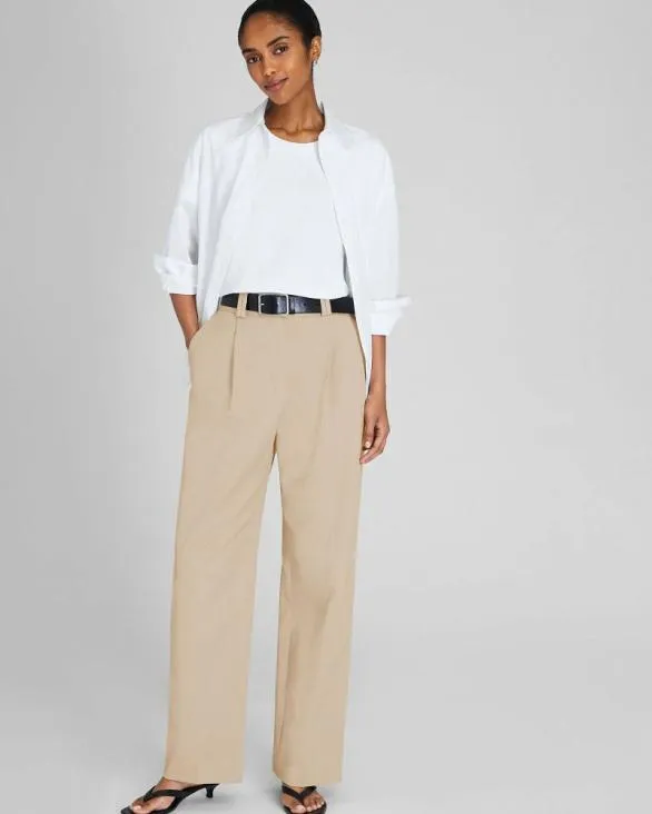 Club Monaco Pants Single Pleat Trouser Khaki 8211 Women