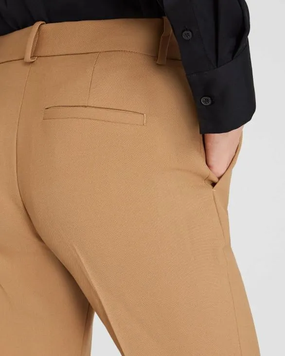 Club Monaco Pants Slim Bootcut Borrem Trouser Warm Camel 8211 Women