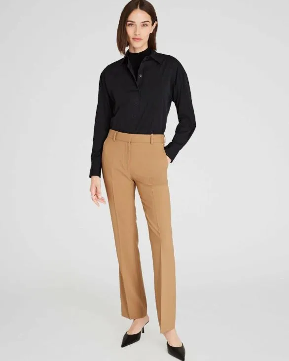 Club Monaco Pants Slim Bootcut Borrem Trouser Warm Camel 8211 Women