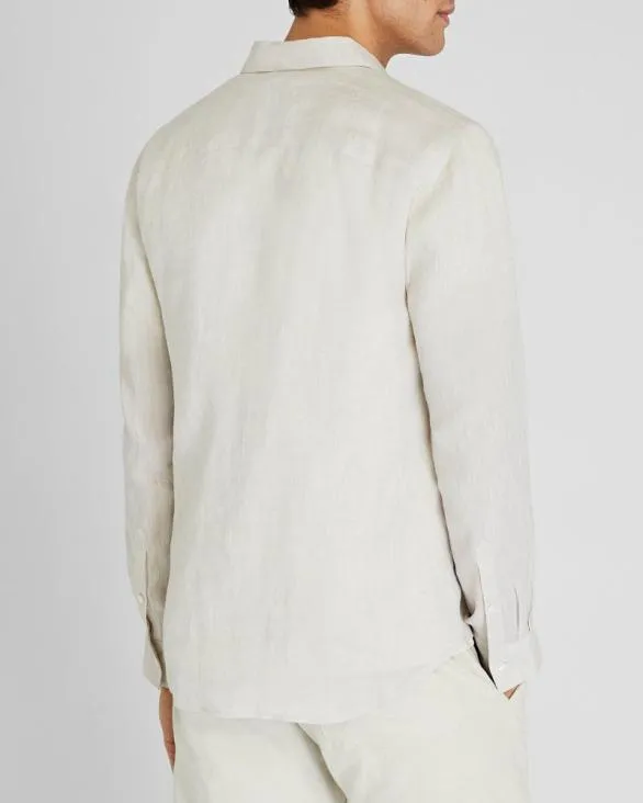 Club Monaco Shirts Carlo Bassetti Italian Linen Shirt Natural 8211 Men