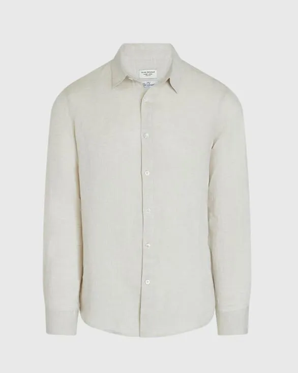 Club Monaco Shirts Carlo Bassetti Italian Linen Shirt Natural 8211 Men