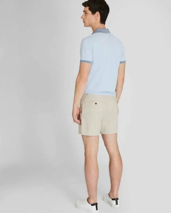 Club Monaco Shorts Jax Linen 5034 Shorts Stripe 8211 Light Blue 8211 Men