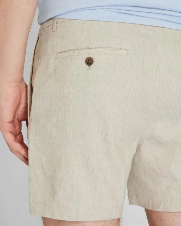 Club Monaco Shorts Jax Linen 5034 Shorts Stripe 8211 Light Blue 8211 Men