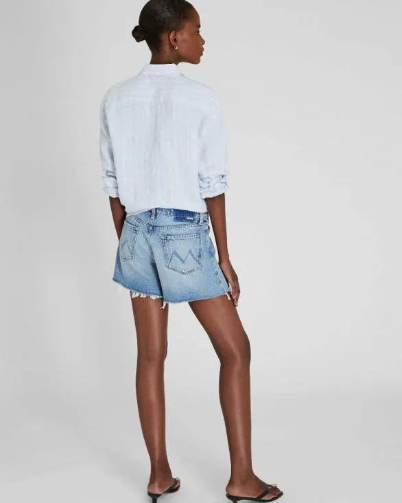 Club Monaco Shorts MOTHER The Skipper Short And Long Fray Denim 8211 Women