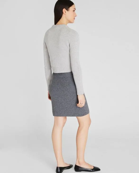 Club Monaco Skirts Cashmere Blend Mini Sweater Skirt Charcoal 8211 Women