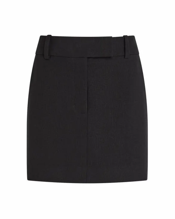 Club Monaco Skirts Trouser Style Suiting Mini Skirt Black 8211 Women