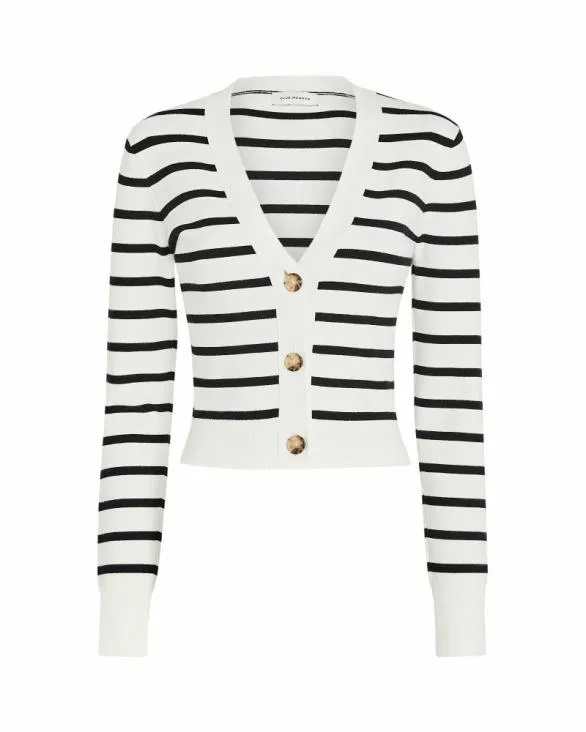 Club Monaco Sweaters Cropped Cardigan Whiteblack 8211 Women