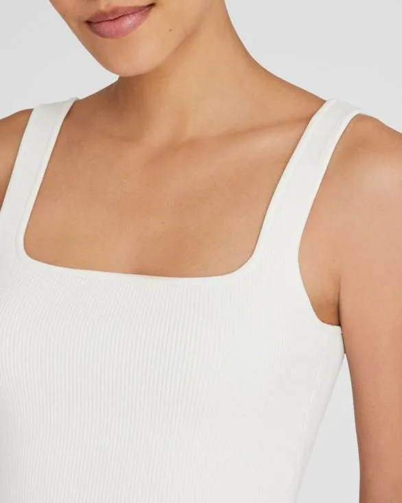 Club Monaco Sweaters Square Neck Tank Ivory 8211 Women
