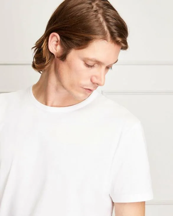 Club Monaco Tees Japanese Cotton Short Sleeve Tee White 8211 Men