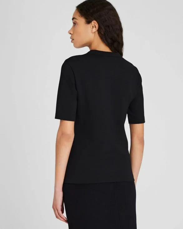 Club Monaco Tees Perfect Tee Black 8211 Women