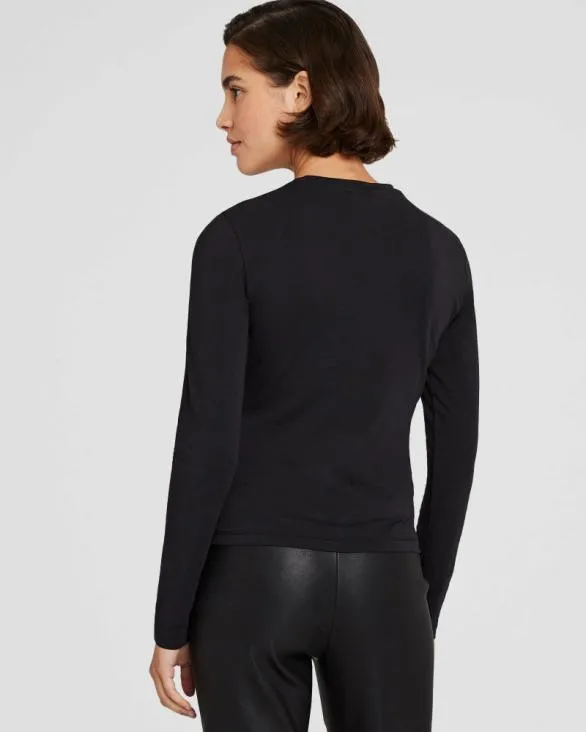Club Monaco Tops Contour LongSleeve Top Black 8211 Women