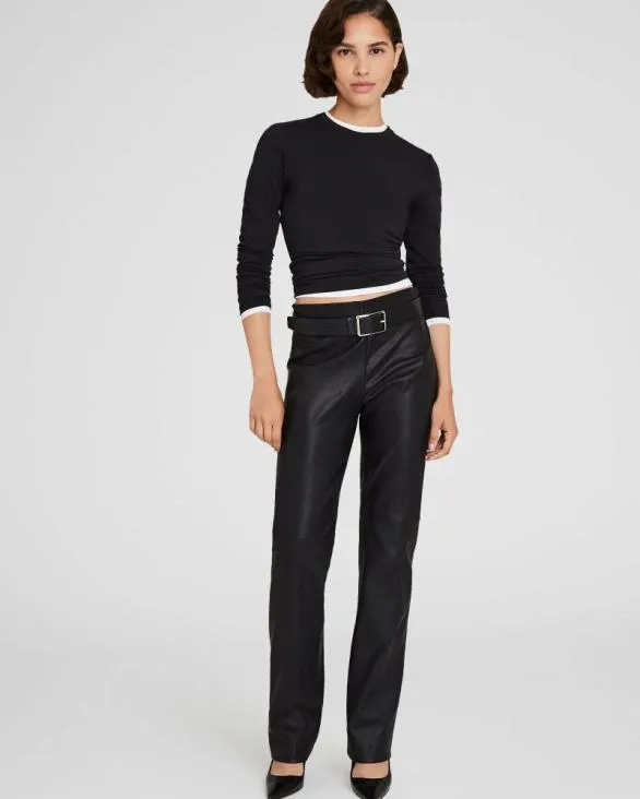Club Monaco Tops Contour LongSleeve Top Black 8211 Women