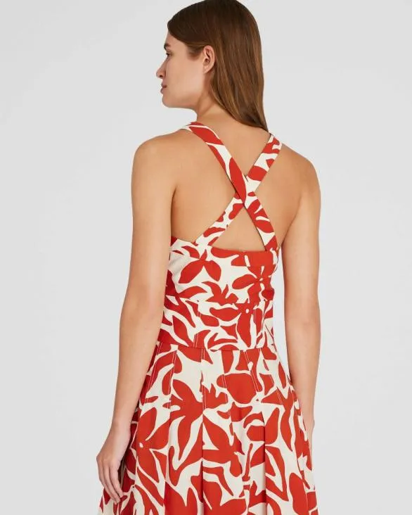 Club Monaco Tops CrossStrap Top Ruby Wine 8211 Women