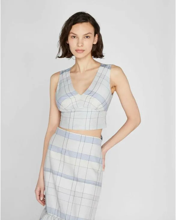 Club Monaco Tops Tie Back Crop Top White 8211 Women