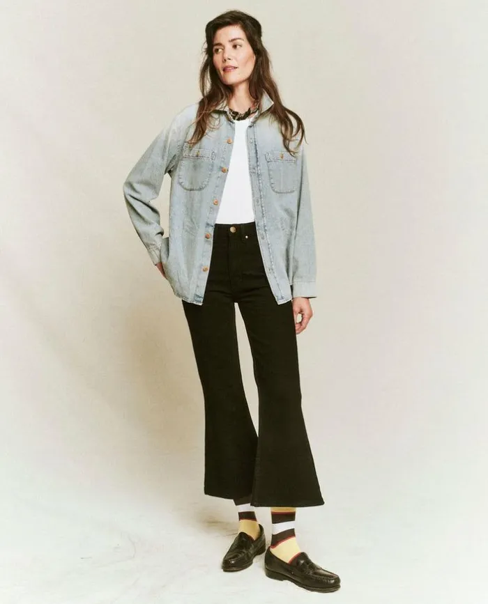 Collection The Great The Harbor Shirt Asphalt Wash