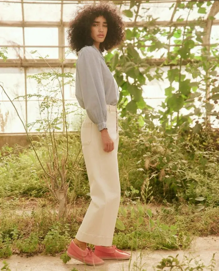Collection The Great The Hemmingway Top Light Chambray