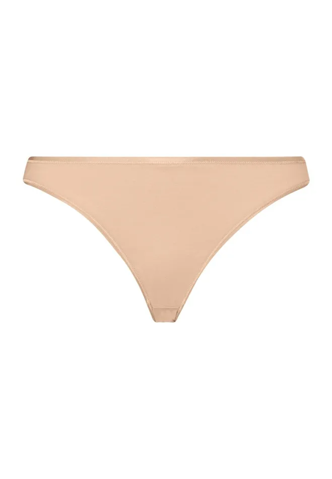 Cotton Bikini Beige Women HANRO Bikini Briefs