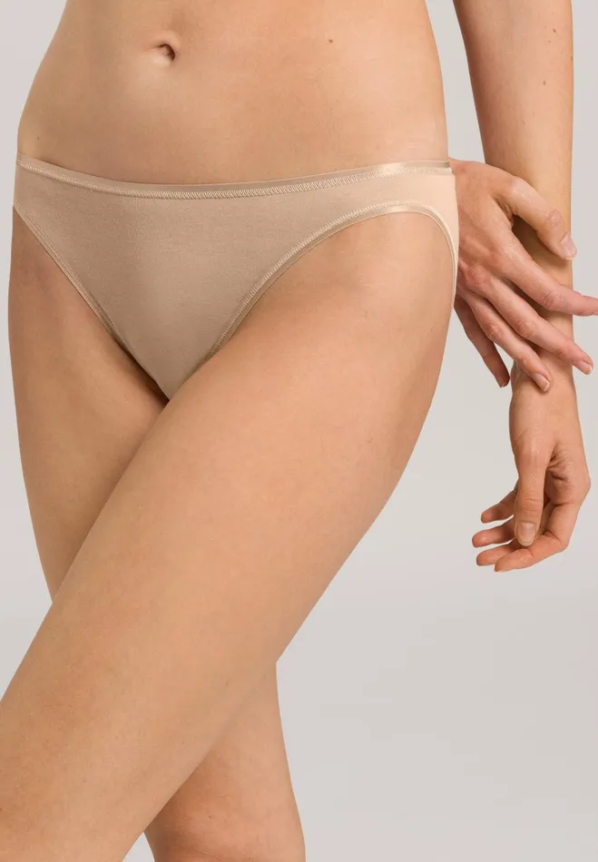 Cotton Bikini Beige Women HANRO Bikini Briefs