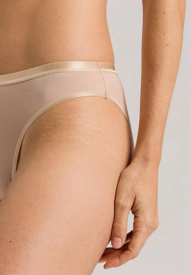 Cotton Bikini Beige Women HANRO Bikini Briefs