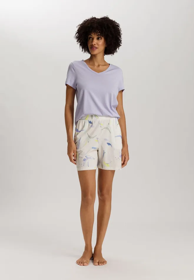 Cotton Blend Shorts Dive Of Color Women HANRO Pajama Bottoms