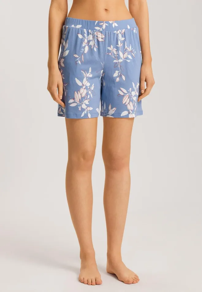 Cotton Blend Shorts Pearly Flowers Women HANRO Pajama Bottoms