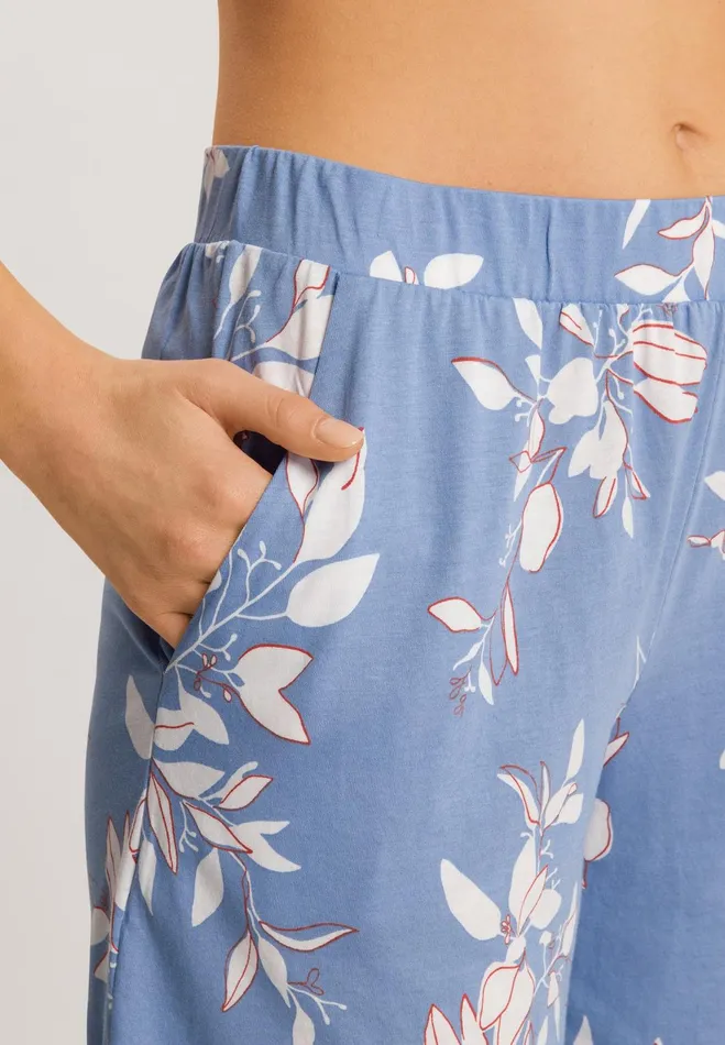Cotton Blend Shorts Pearly Flowers Women HANRO Pajama Bottoms